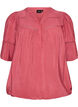 Bluse aus Viskose mit Biesen und Ballon&auml;rmeln, Rot, Packshot image number 0