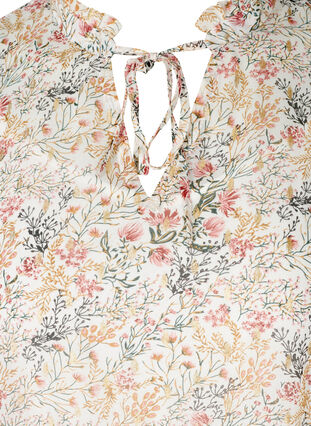 Tunika mit Blumenprint, Gold/ Beige AOP, Packshot image number 2