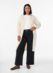 Lange, offene Strickjacke mit Taschen, Beige, Model image number 0