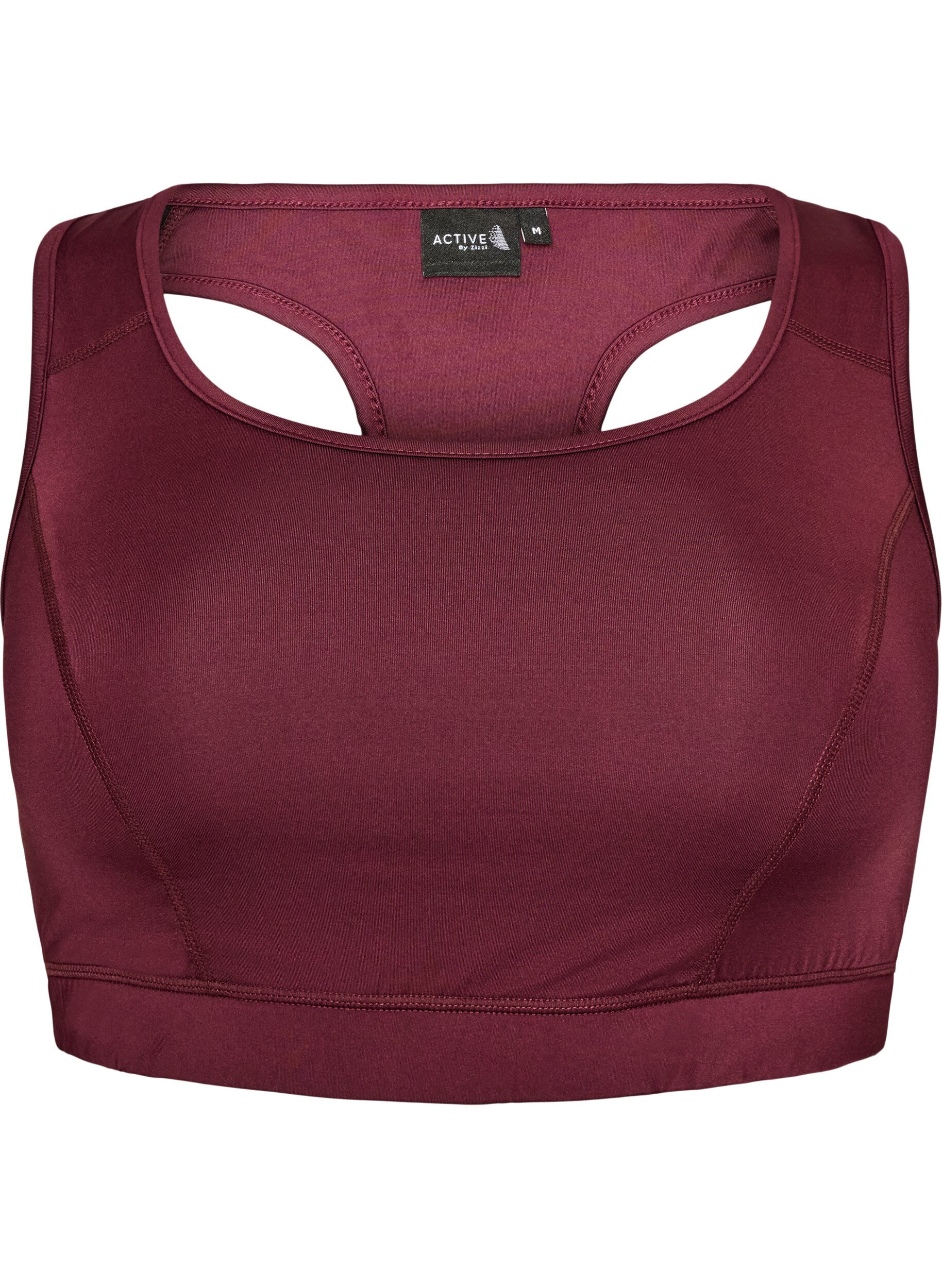 ZizziSport-BH mit Racerback, Rot, Packshot image number 0
