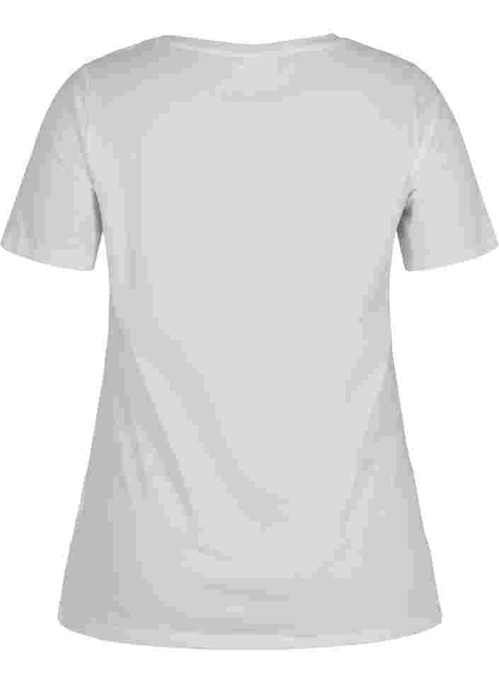 Basic T-Shirt, Bright White, Packshot image number 1