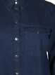 Denim-Jacke mit Brusttasche, Unwashed Denim, Packshot image number 2
