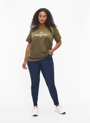 FLASH - T-Shirt mit Motiv, Ivy Green, Model image number 2