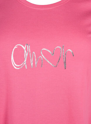 FLASH - T-Shirt mit Motiv, Hot Pink Amour, Packshot image number 2