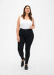 Super Slim-Fit-Jeans mit hoher Taille, Black, Model image number 0