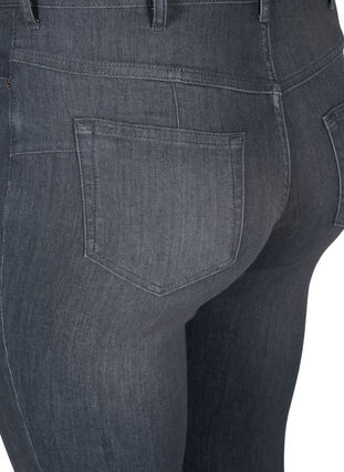 Amy Jeans mit hoher Taille und Push Up, Grey Denim, Packshot image number 3