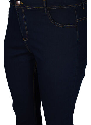 Super Slim Amy Jeans mit hoher Taille, 1607B Blu.D., Packshot image number 2