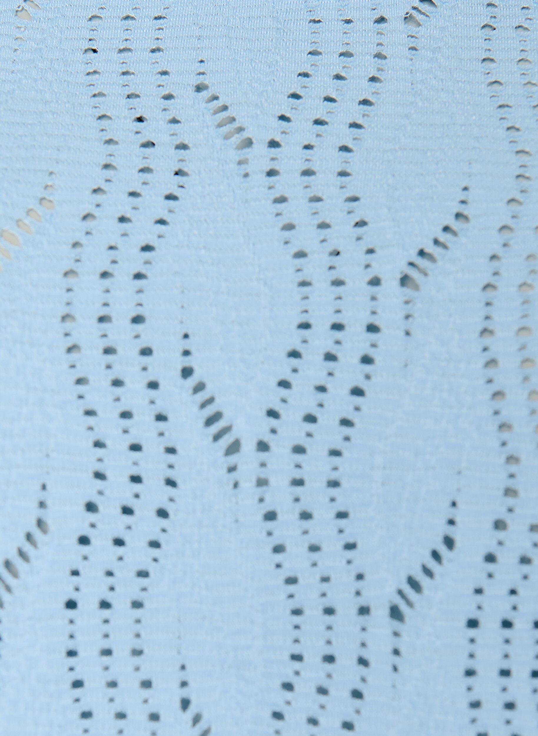 ZizziKurzes Jerseykleid mit Lochmuster, Blau, Packshot image number 2