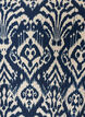 Gemusterte Bluse aus Viskose mit 3/4-&Auml;rmeln, Blau, Packshot image number 2