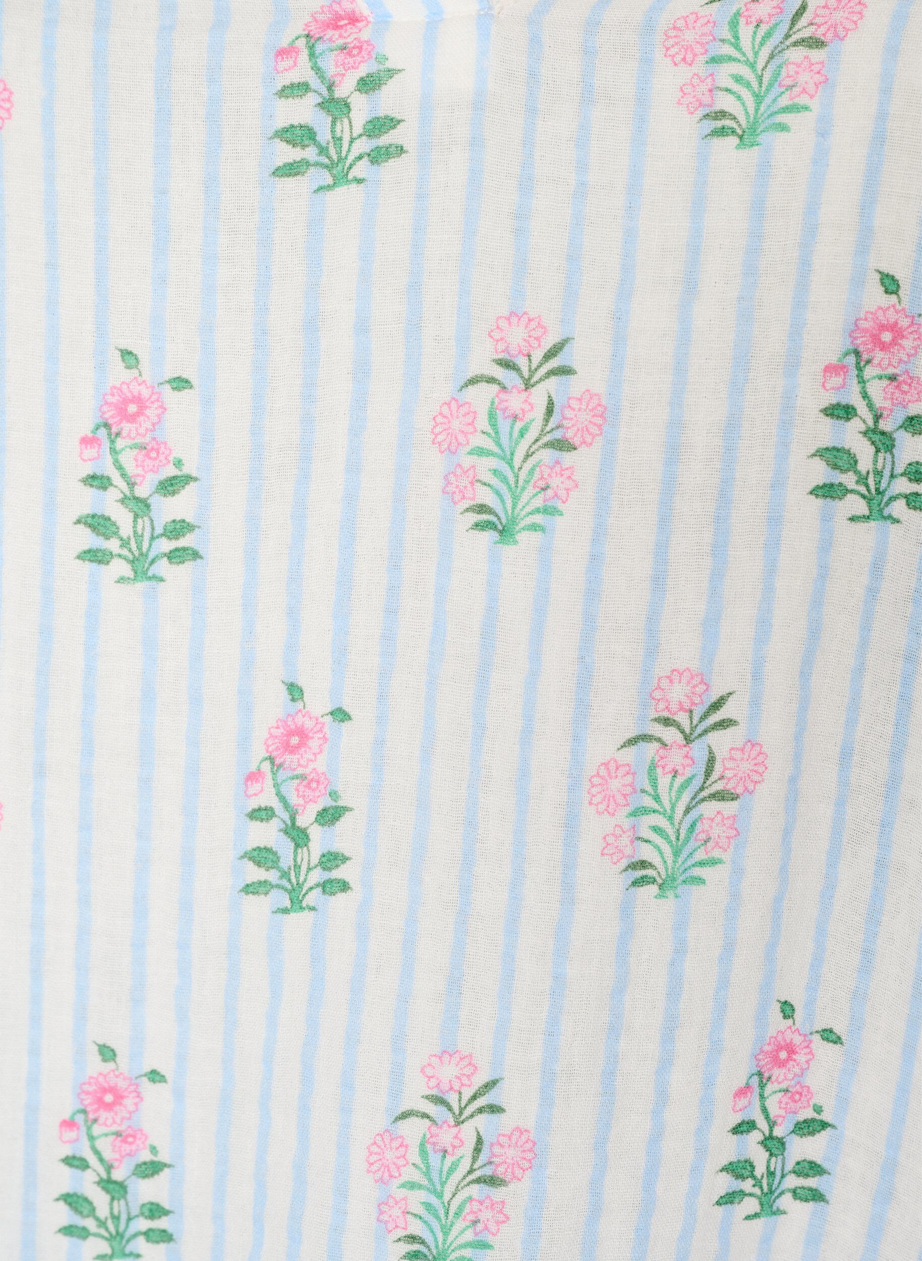 ZizziKurzes A-Linien-Kleid aus Baumwollmusselin, Vanille, Packshot image number 2