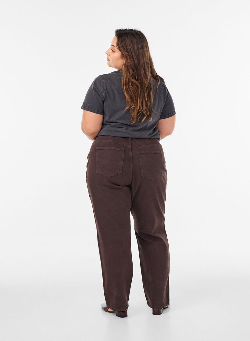 Grafik-T-Shirt aus Bio-Baumwolle, Schwarz, Model image number 2
