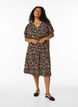 Kleid aus Viskose mit V-Ausschnitt, Schwarz, Model image number 1