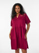 Jerseykleid mit Spitzendetails und mehrlagigem Rock, Rot, Model image number 0