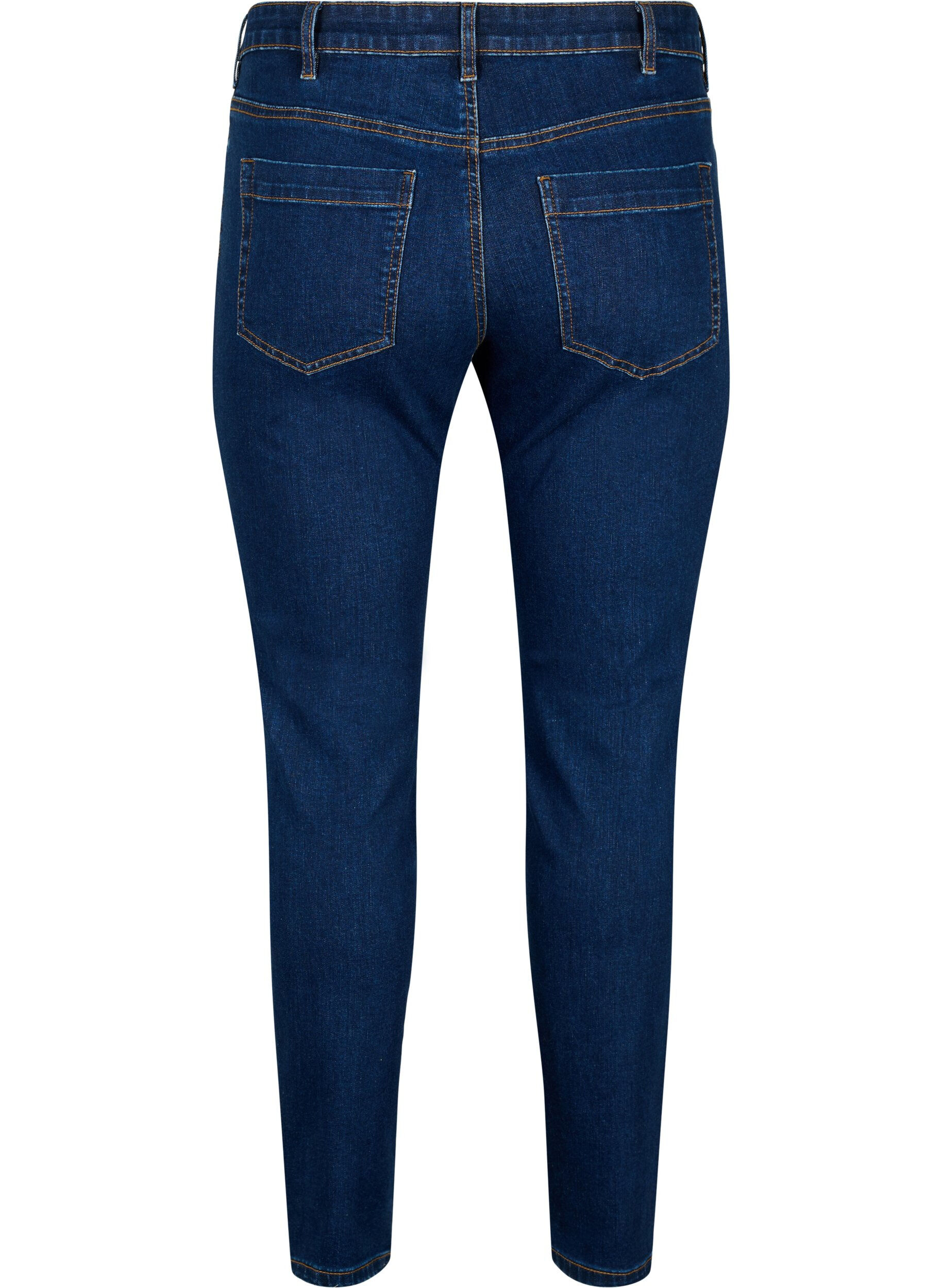 ZizziSlim Fit Emily Jeans mit normaler Taille, Blau, Packshot image number 1