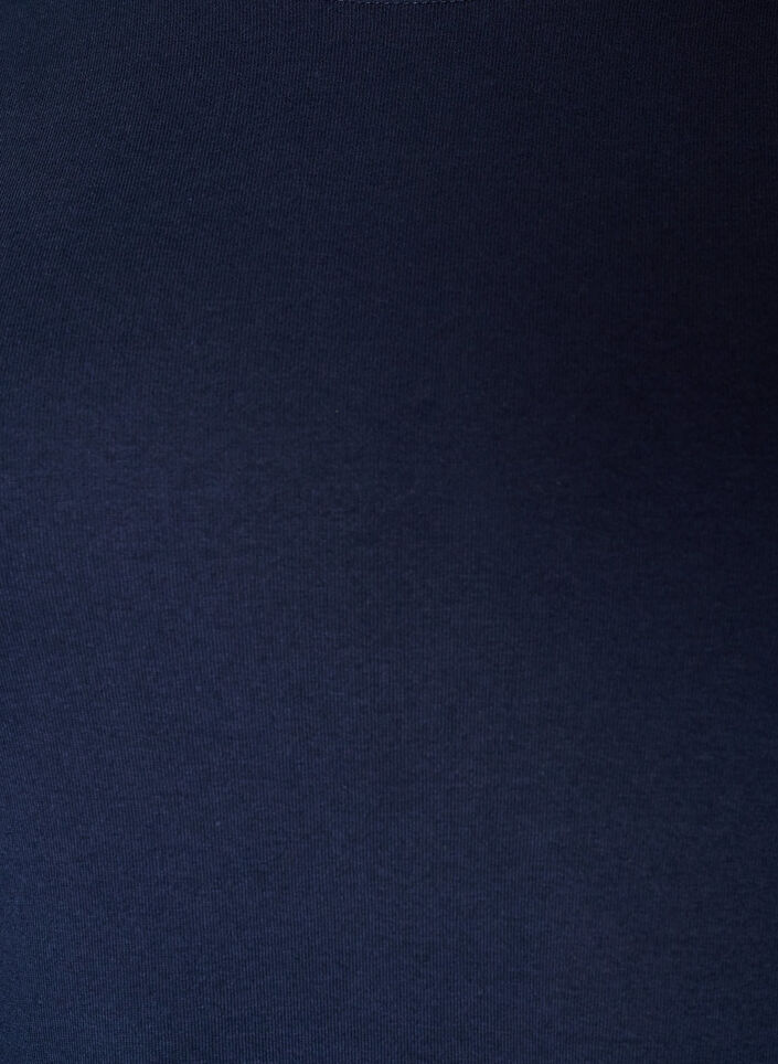 Langarm-Basic-T-Shirt mit Rundhalsausschnitt, Blau, Packshot image number 2