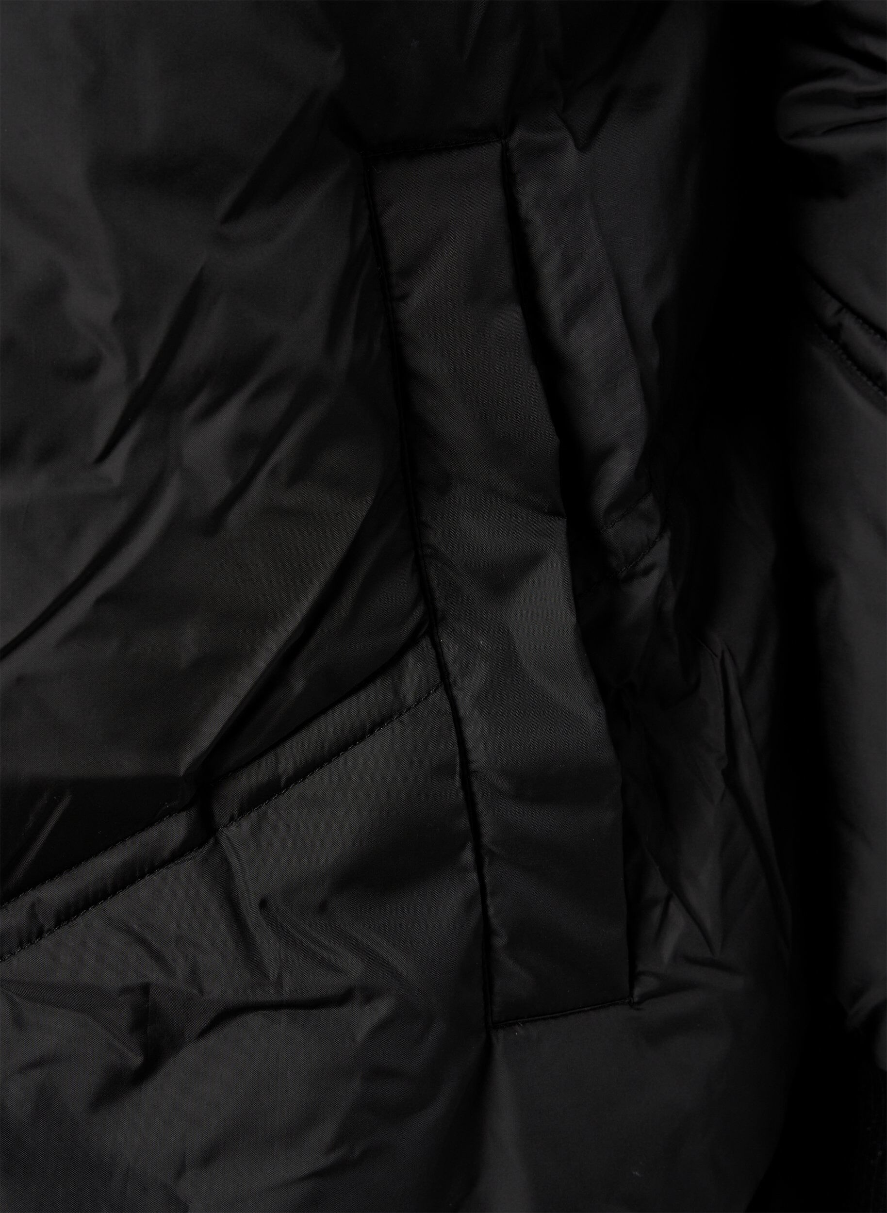 ZizziLange Pufferwinterjacke, Black, Packshot image number 3