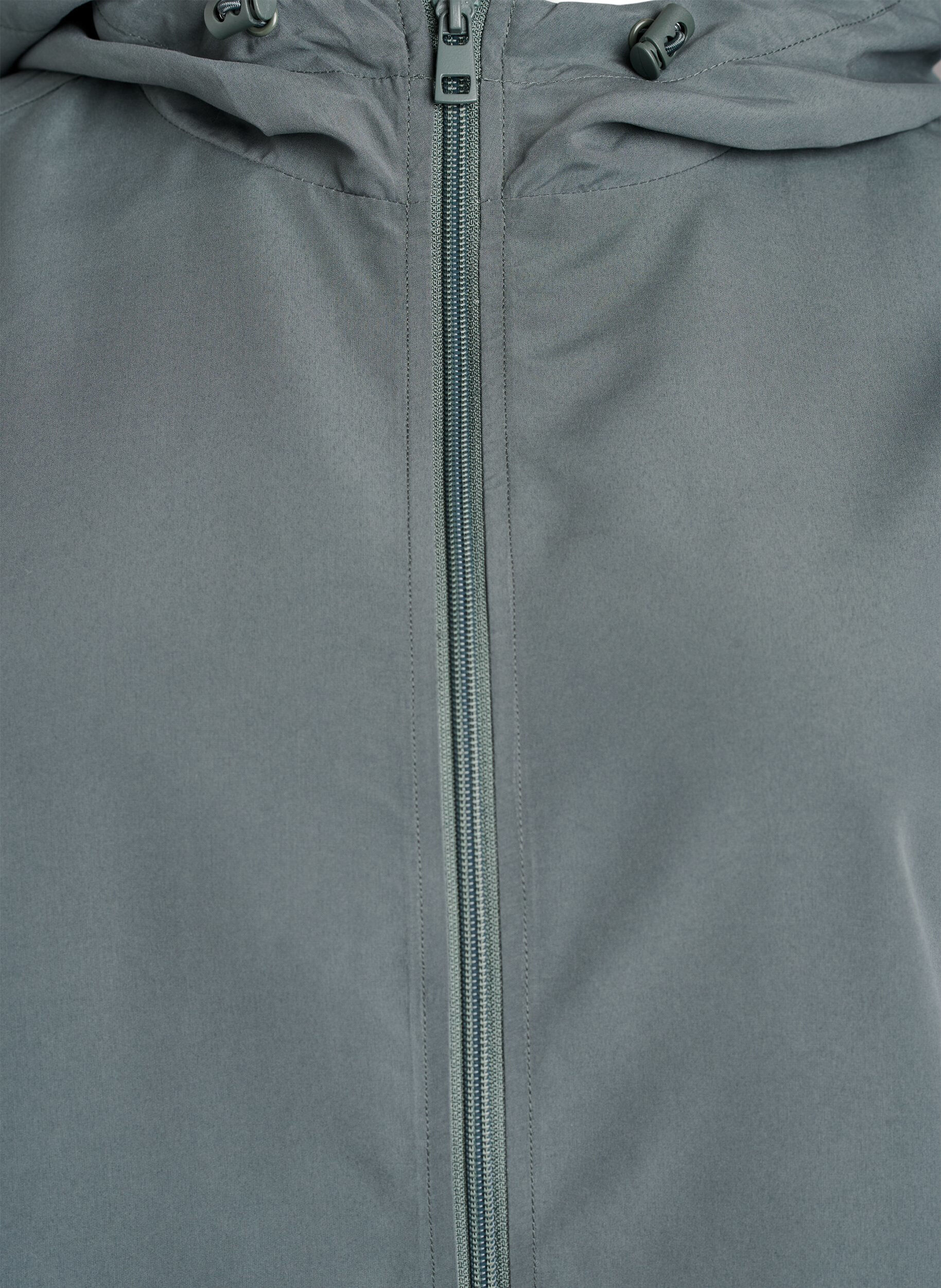 ZizziLeichte Jacke mit Kapuze und Rei&szlig;verschluss, Gr&uuml;n, Packshot image number 2