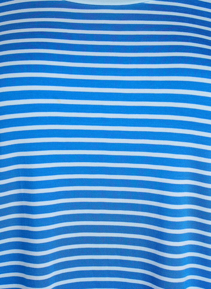 Gestreiftes T-Shirt aus TENCEL&trade; Lyocell, Blau, Packshot image number 2