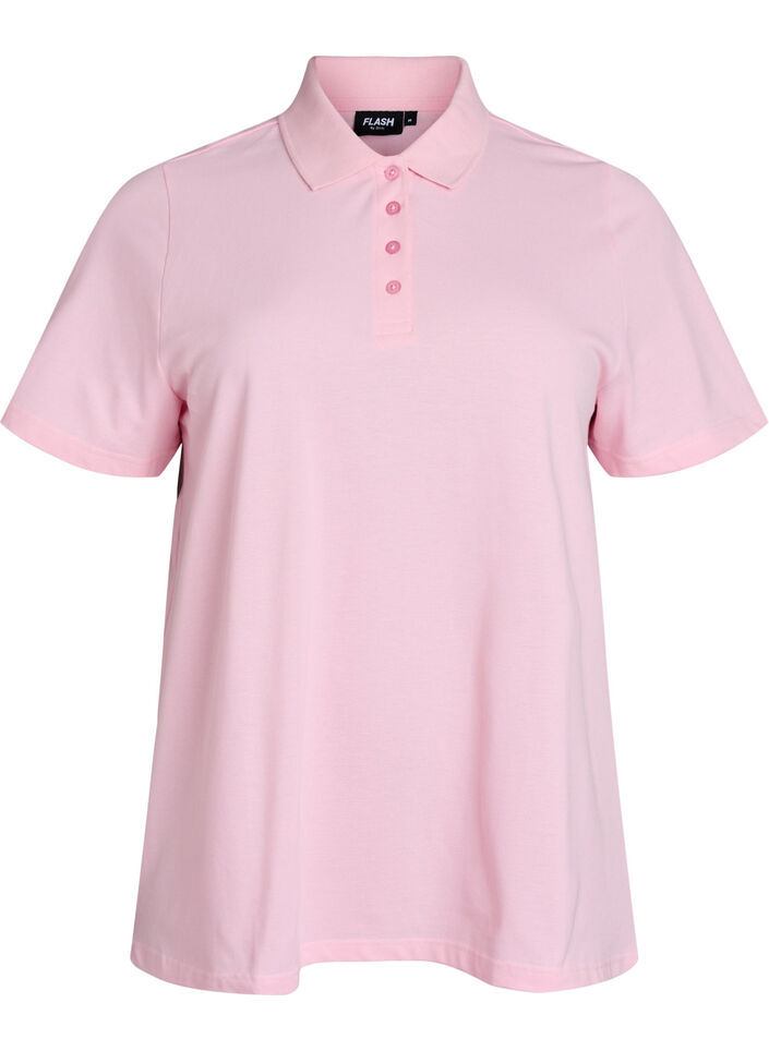 Poloshirt mit kurzen &Auml;rmeln, Rot, Packshot image number 0