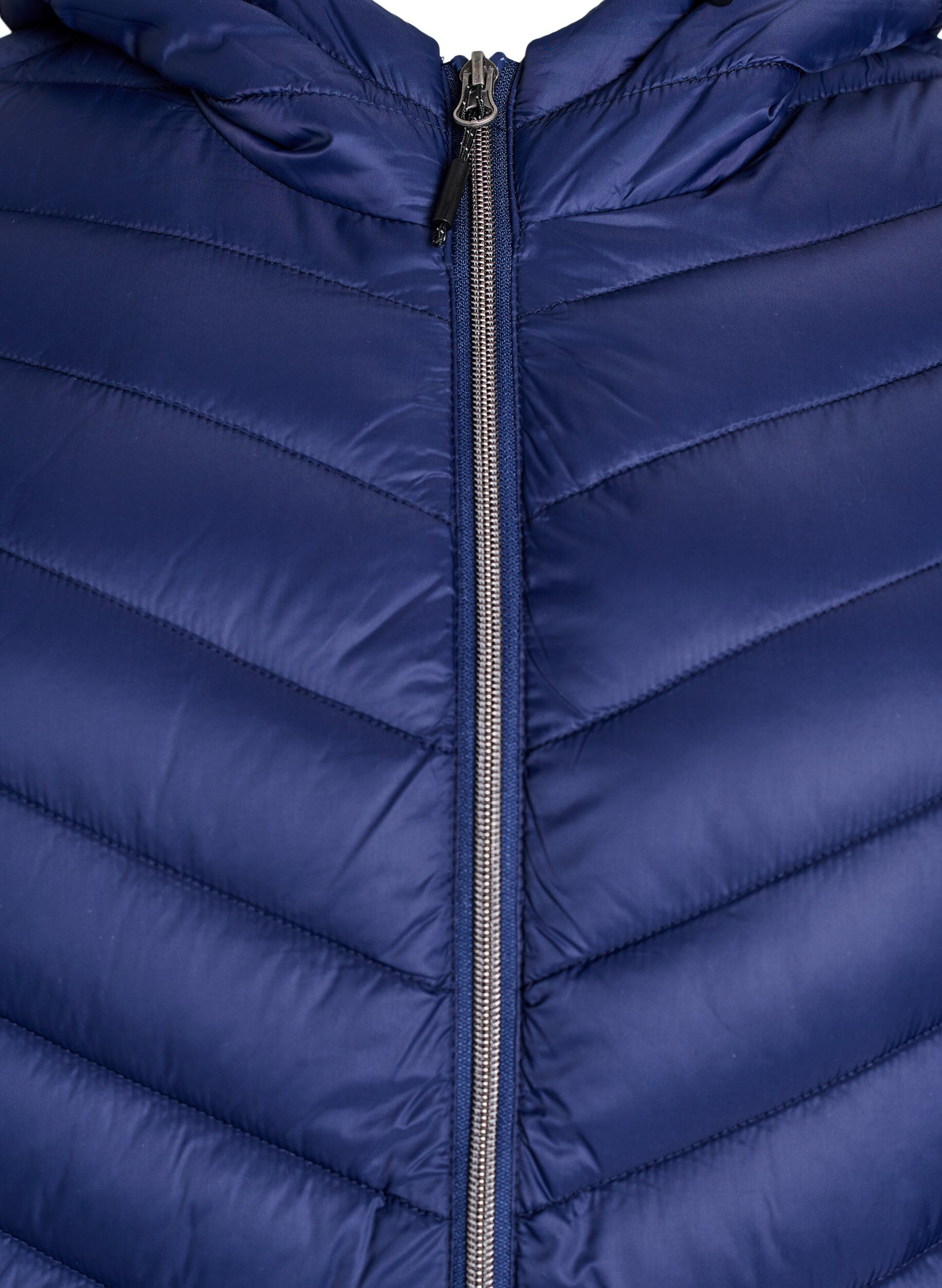 ZizziLeichte Steppjacke mit Kapuze, Blau, Packshot image number 2