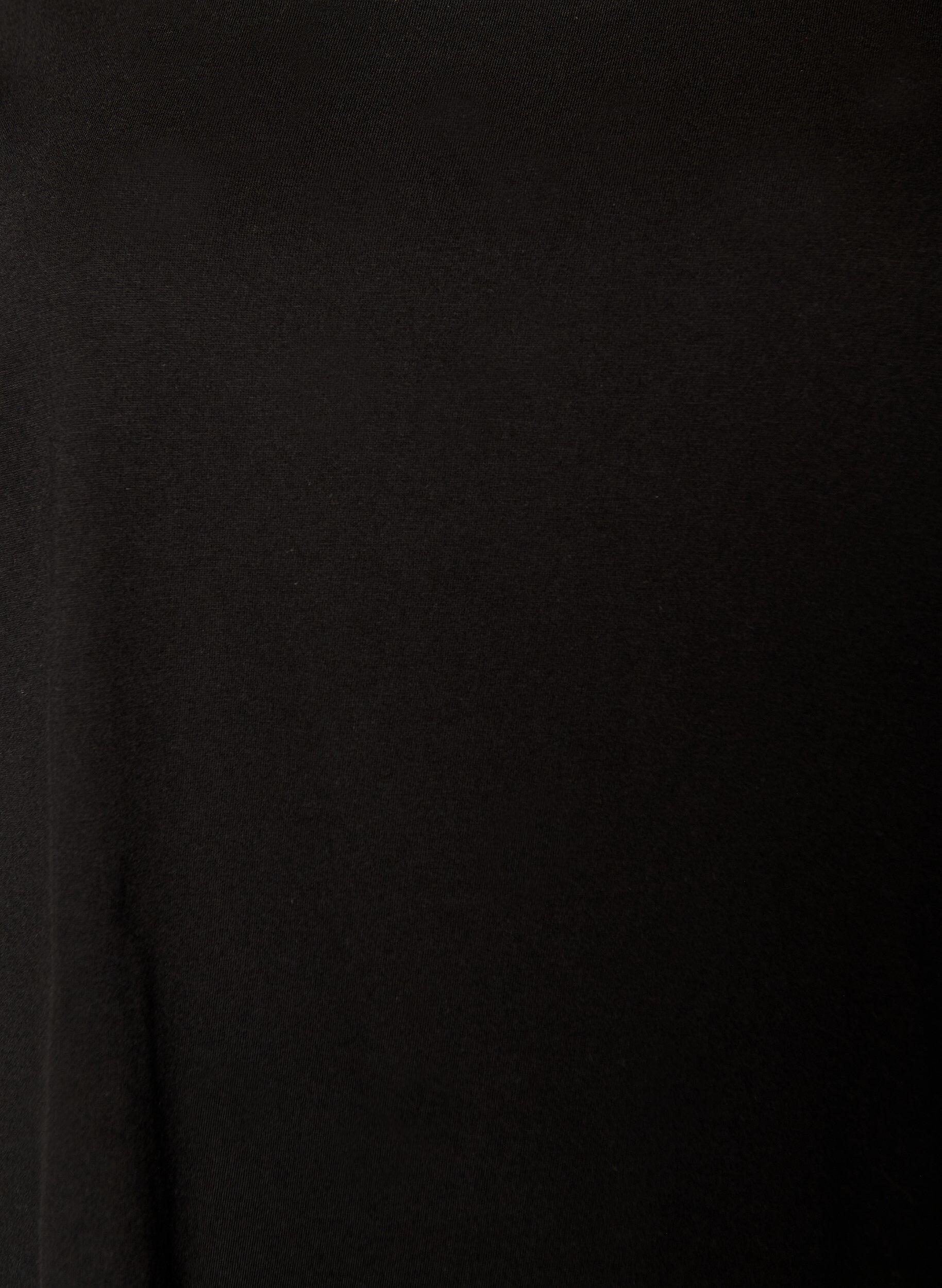 Zizzi2er-Pack T-Shirt-Kleid mit kurzen &Auml;rmeln, Schwarz, Packshot image number 3