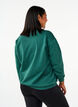 Sweatshirt mit Frottee-Schriftzug, Gr&uuml;n, Model image number 2