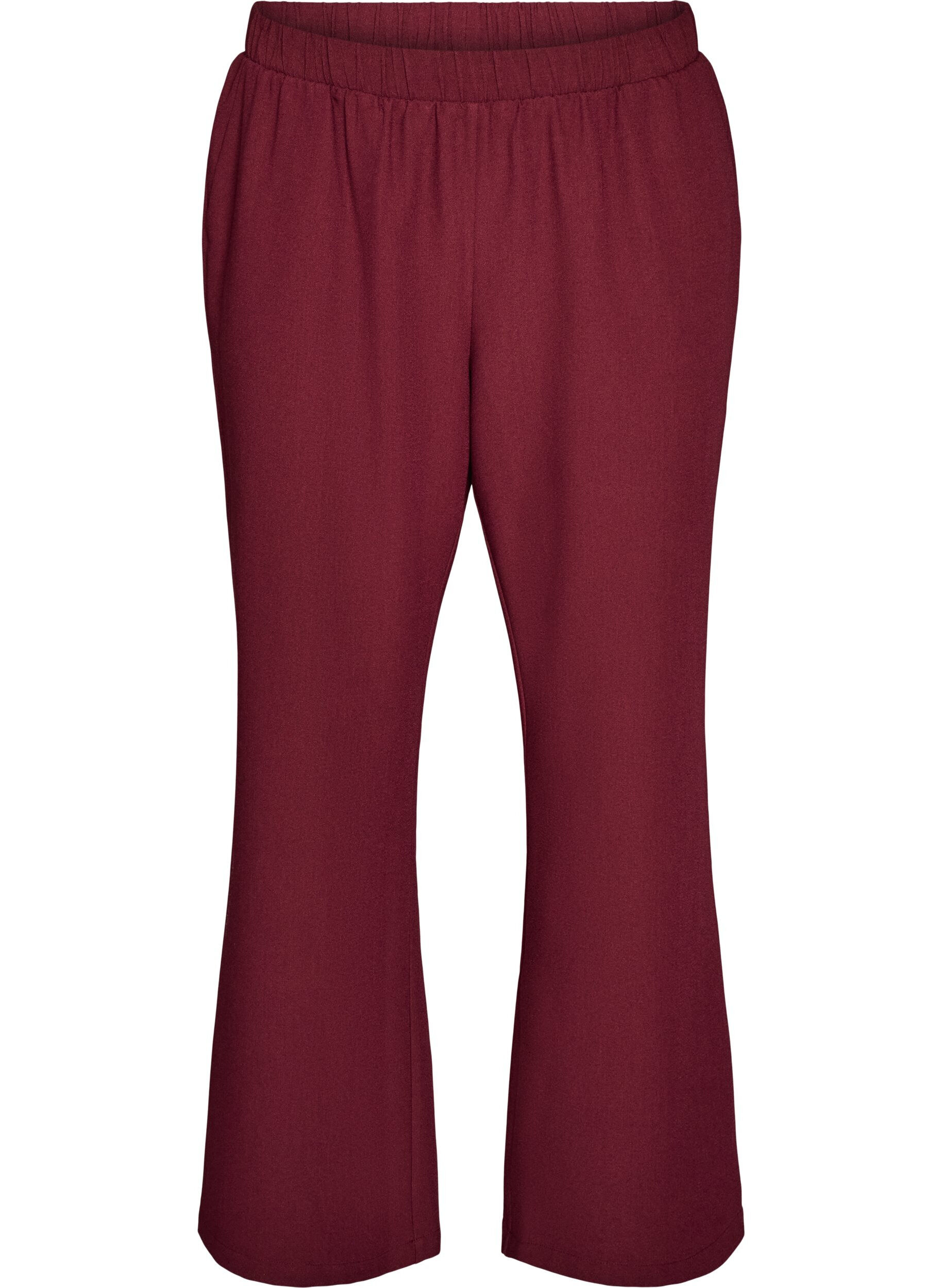 ZizziLockere Hose mit Taschen, Rot, Packshot image number 0