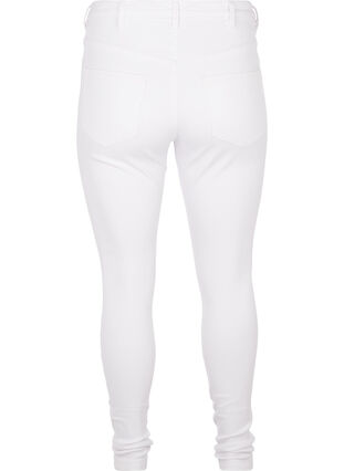 Super Slim Amy Jeans mit hoher Taille, White, Packshot image number 1