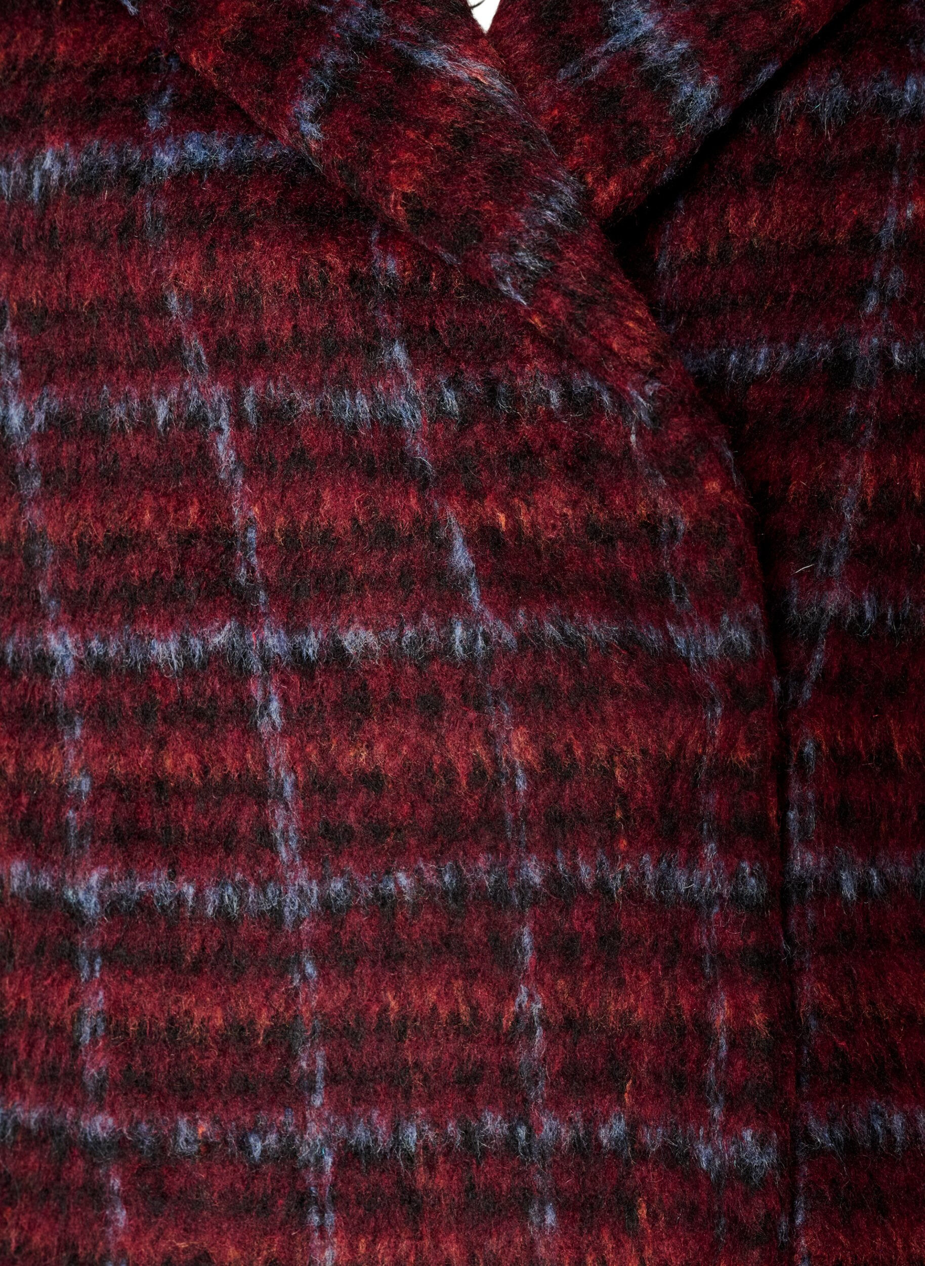 ZizziKarierte Jacke mit Taschen, Rot, Packshot image number 2