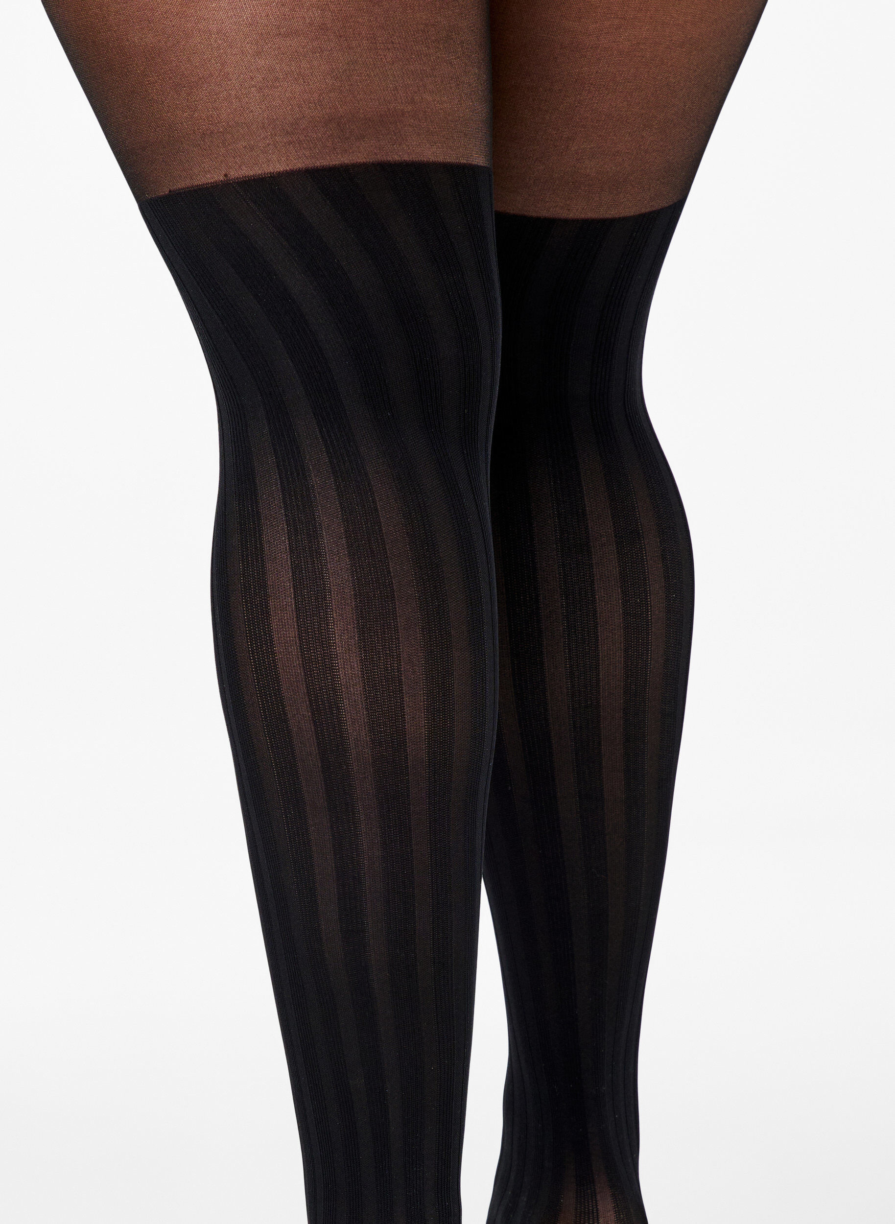 ZizziOverknee-Look Strumpfhose mit 50 DEN, Black, Packshot image number 2