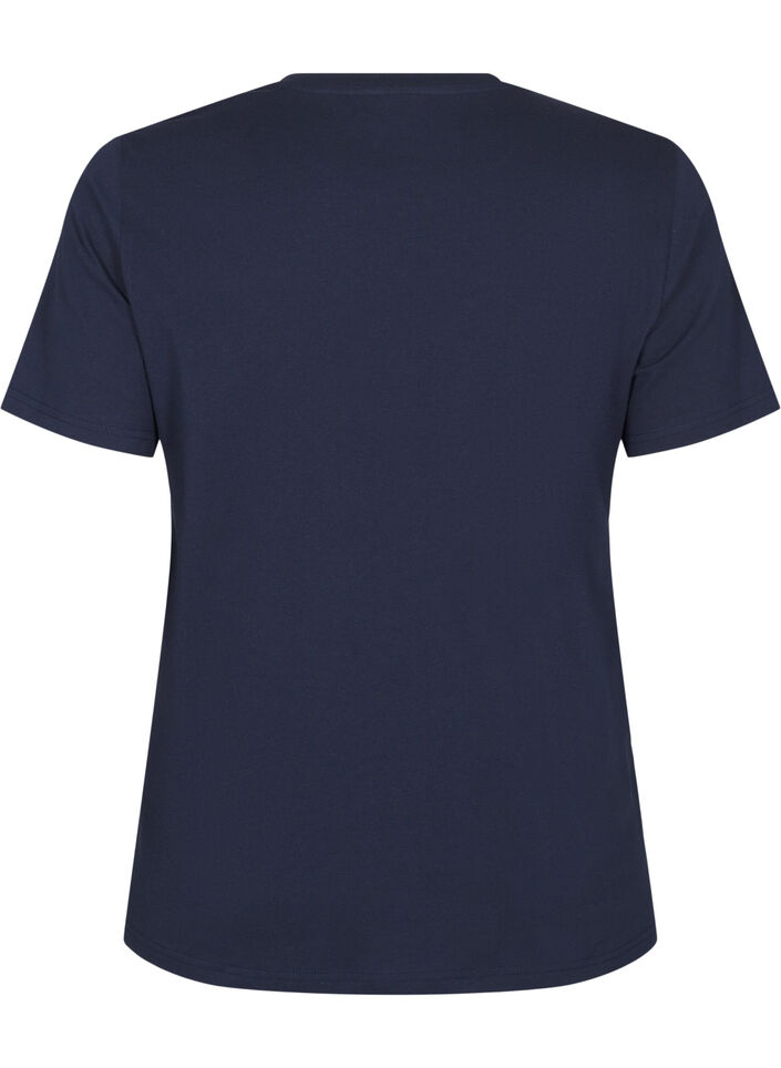 T-Shirt aus Bio-Baumwolle mit Print, Night Sky Printet, Packshot image number 1