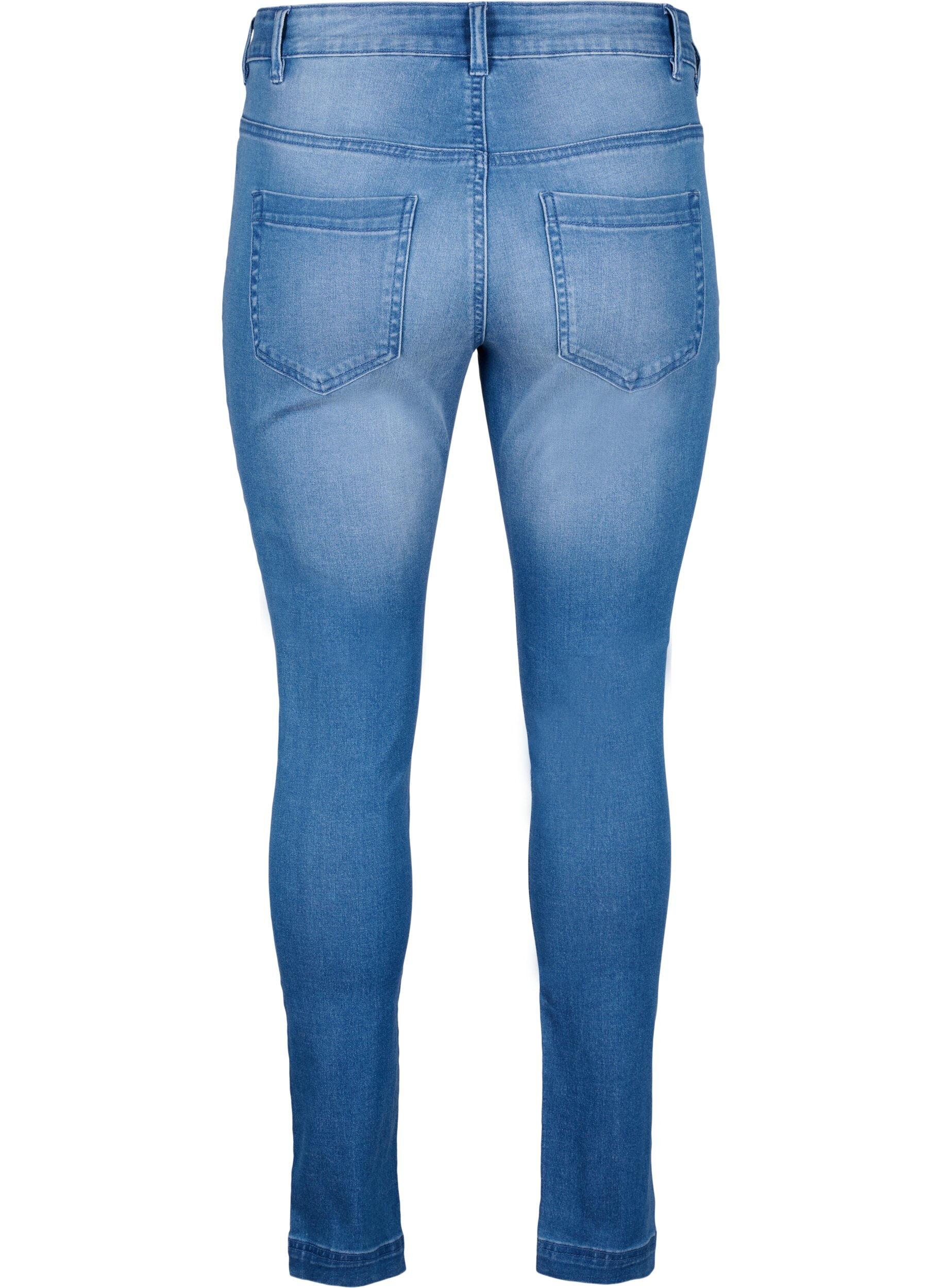 ZizziViona Jeans mit normaler Taille, Blau, Packshot image number 1