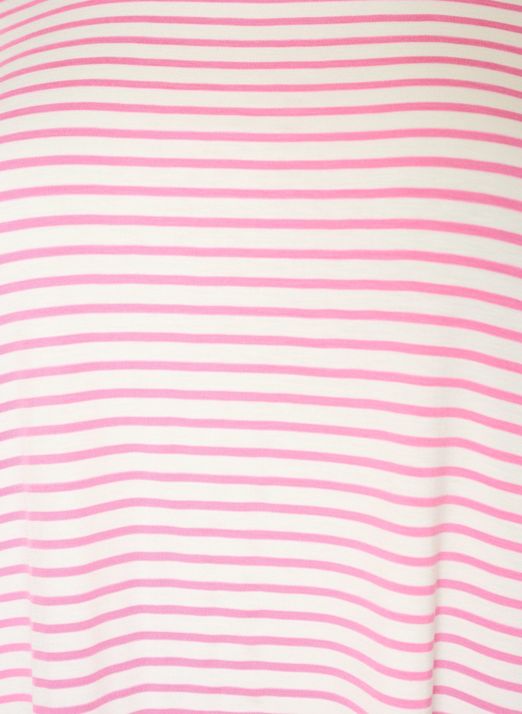 ZizziGestreiftes T-Shirt aus TENCEL&trade; Lyocell, Pink, Packshot image number 2