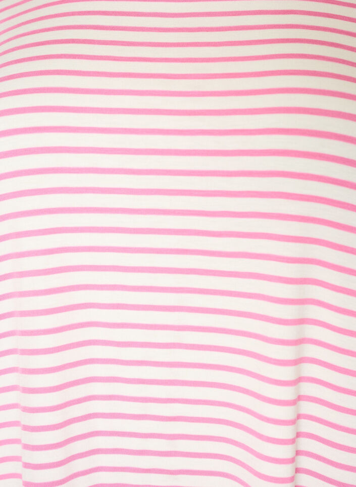 Gestreiftes T-Shirt aus TENCEL&trade; Lyocell, Pink, Packshot image number 2
