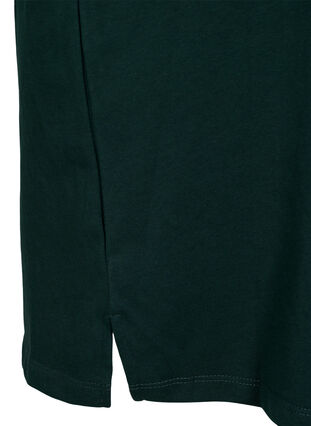 Sweatshirtkleid mit kurzen Ärmeln und Schlitzen, Scarab, Packshot image number 3