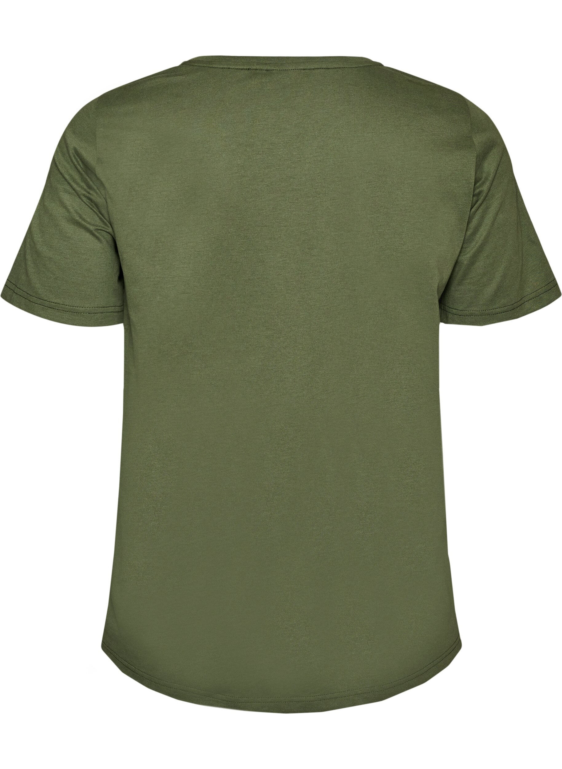 ZizziT-Shirt mit Print, Gr&uuml;n, Packshot image number 1