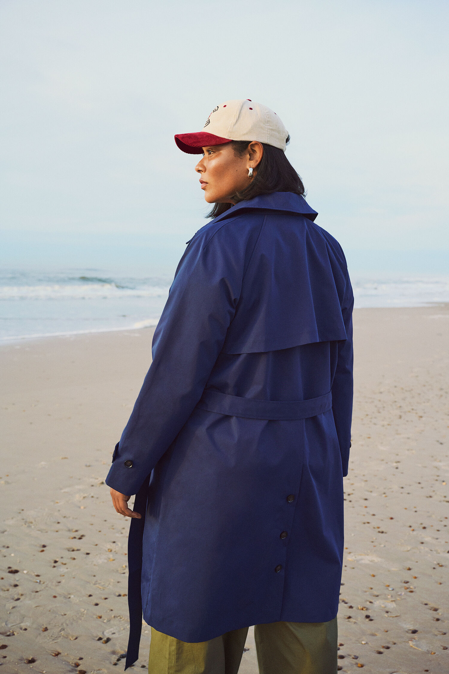 ZizziBlauer Trenchcoat, , Model