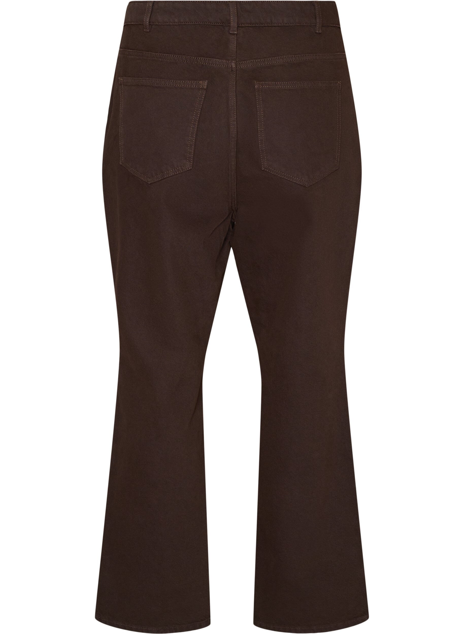 ZizziFarbige Jeans Kiana mit gerader Passform, Braun, Packshot image number 1