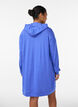 Kurzes Hoodie-Kleid mit K&auml;ngurutasche, Blau, Model image number 2