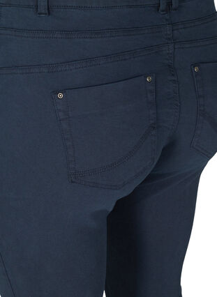 Slim Fit Hose mit Knopfverschluss, Dark Blue, Packshot image number 3