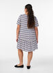 Kleid aus Viskose mit Schnittlinie, Blau, Model image number 2