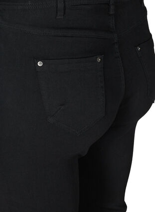 Hochtaillierte Ellen Jeans mit Bootcut, Black, Packshot image number 3