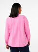 Einfarbige Jeansbluse, Pink Power, Model image number 1