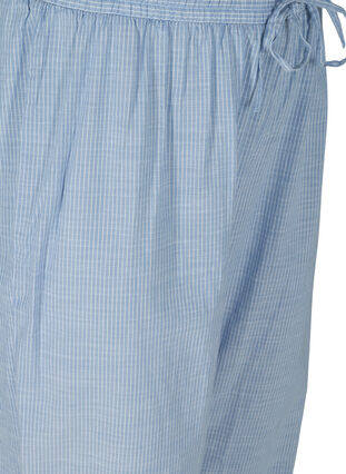 Lockere Schlafanzughose mit Streifen, White/Blue Stripe, Packshot image number 2