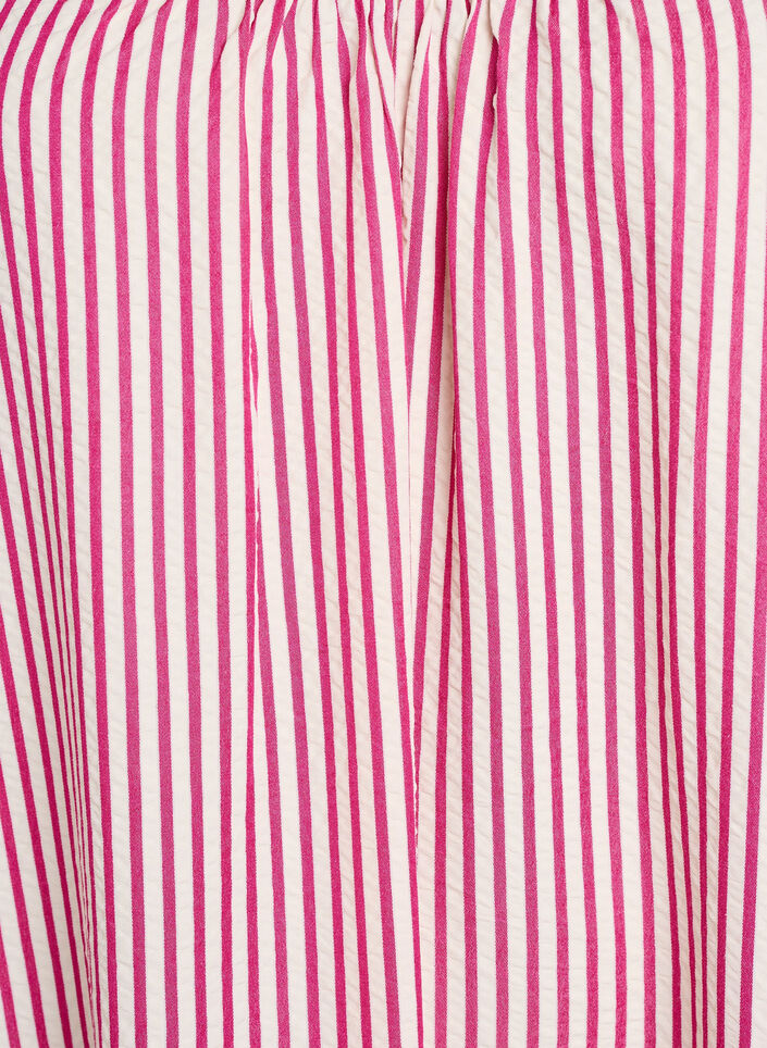 Sommerkleid mit Streifen und A-Linie, Pink, Packshot image number 2