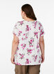 T-Shirt mit floralem Print, B. W. Pink Flower, Model image number 1