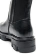 Chelsea-Boot mit chunky Sohle und gerippten Eins&auml;tzen, Schwarz, Packshot image number 4