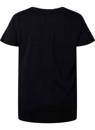 Trainings-T-Shirt mit Print, Black w. Extreme, Packshot image number 1