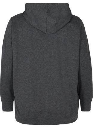 Sweatshirt mit Kapuze, Black, Packshot image number 1