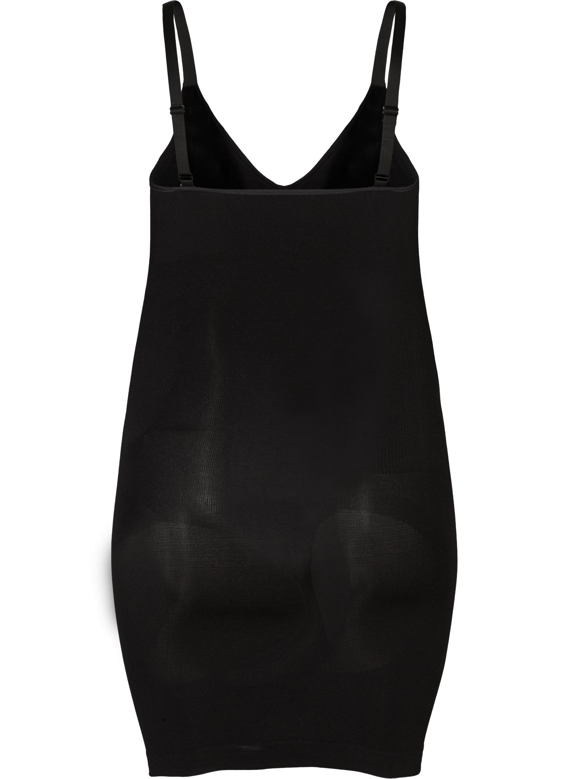 ZizziShapewear Kleid mit breiten Tr&auml;gern, Schwarz, Packshot image number 1